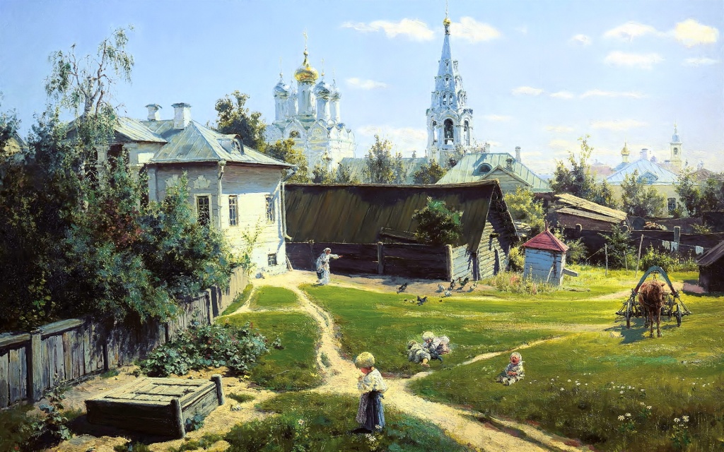 Поленов - Московский дворик